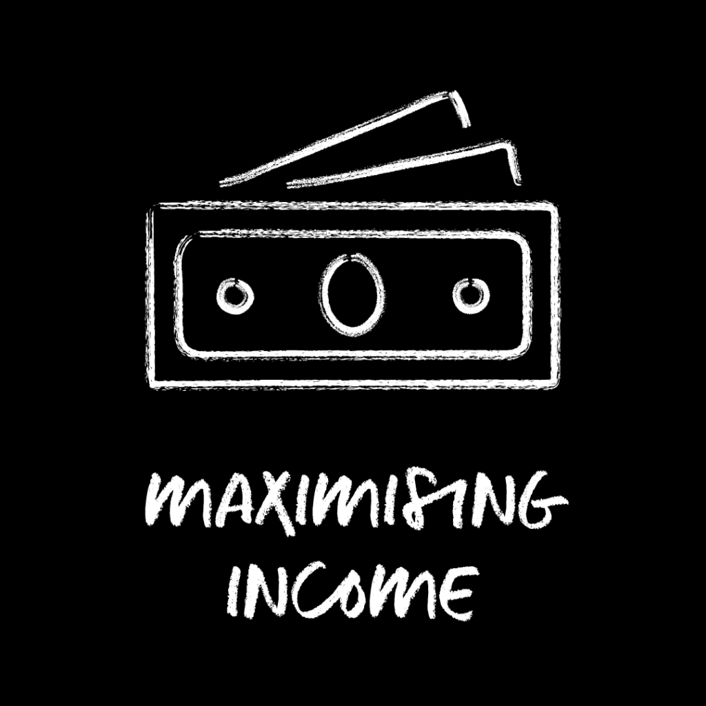 Qualitative benefits - maximising income