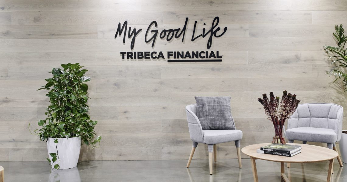 Entrance of Tribeca Financial at Hawthorn office
